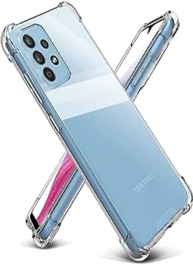 (Samsung A53) Transparent Transparent Transparent Soft TPU Transparent Protective Case Cover for Samsung Galaxy A53