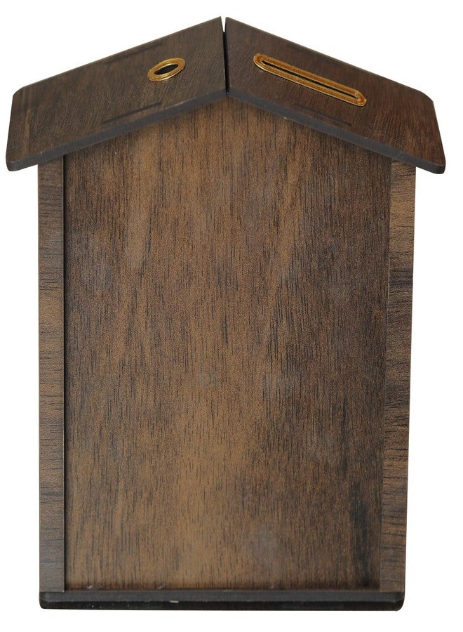 LINGAZ Wooden Money Piggy Bank, Money Saving Box, Gullak with Savings Chart, 100000 Rupees Goal Tracker, Cash Collection Bank for Kids and Adults - Image 4