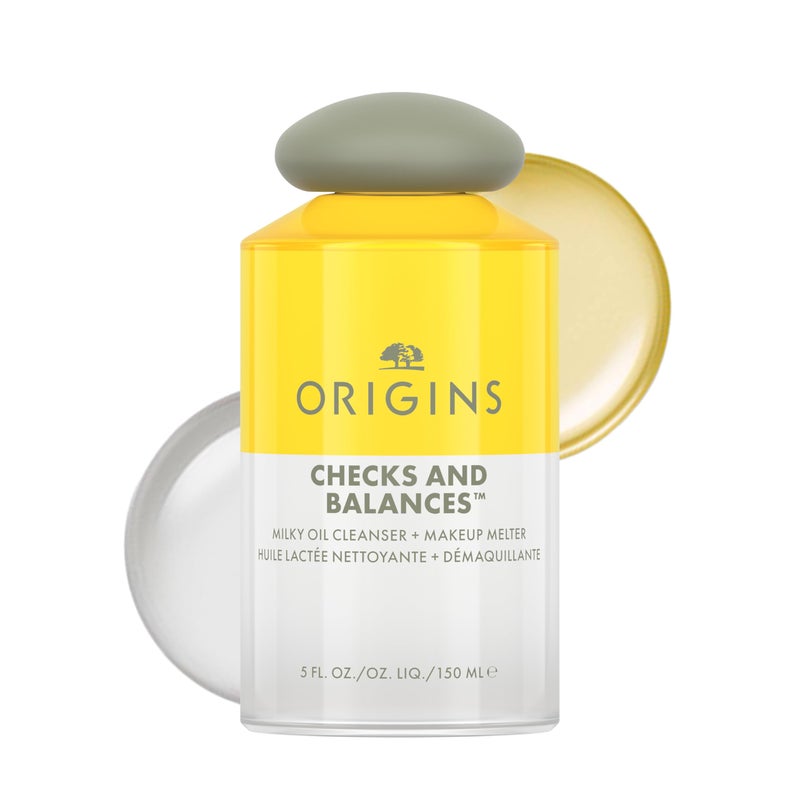 Origins Checks and Balances Milky Oil Cleanser + Makeup Melter | Softens Skin & Removes Makeup | With Squalane & Plant-Derived Glycerin, 5 Fl Oz - Image 3