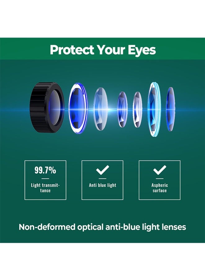 Muyixin VR Headset for Phone with Controller, Virtual Reality Goggles Set vr Headset for Kids and Adults for VR Game Video Movies Education, Compatible with iPhone 16/15/14/13/12 Samsung Android 4.5-6.7" - Image 4