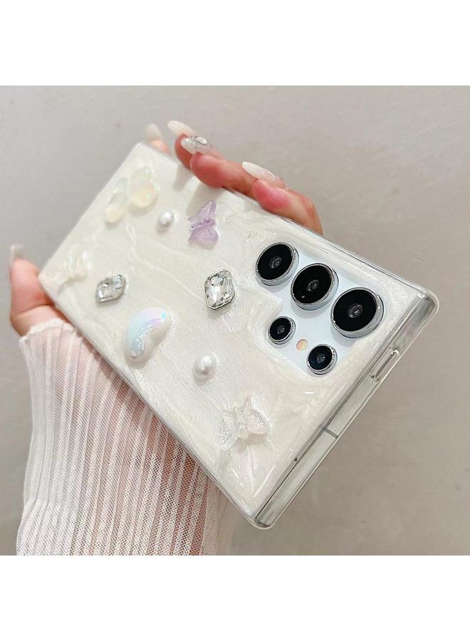 S-TOP Case For Samsung Galaxy S23 FE 5G Cream Gum Decoden TPU Phone Case - Image 5