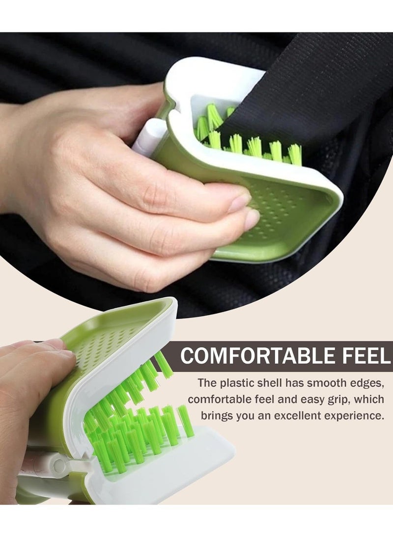 Car Cleaning Brush, U-Shaped Washing Tool, Non-Slip Brush Cleaner, Double Sided Bristle Scrubber for Seat Belt, Truck Interior - Image 5