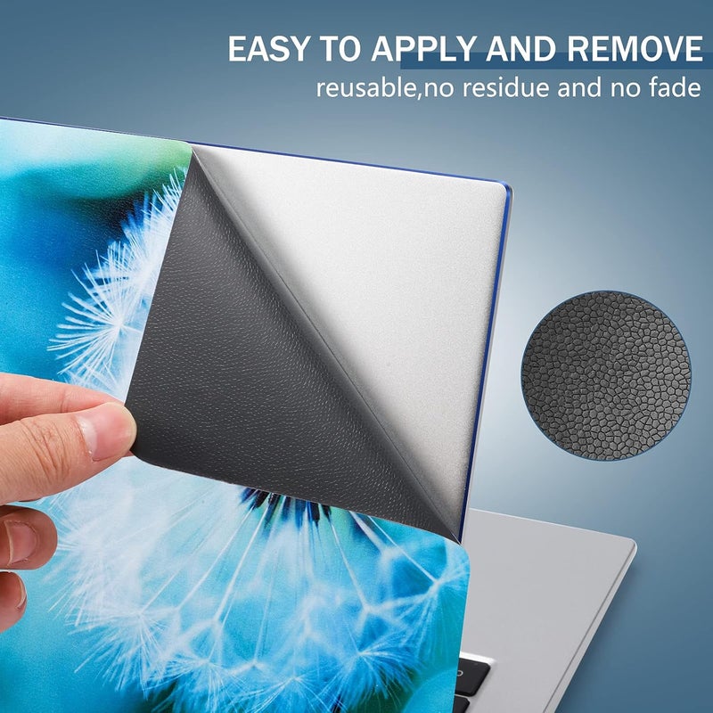 ICOLOR Laptop Skin Sticker Decal,12" 13" 13.3" 14" 15" 15.4" 15.6 inch Laptop Skin Sticker Cover Art Decal Protector Notebook PC (Dandelion) - Image 4