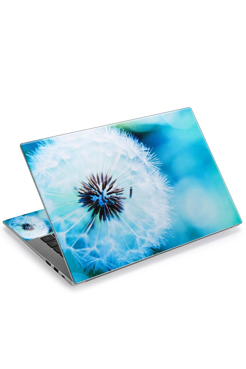 ICOLOR Laptop Skin Sticker Decal,12" 13" 13.3" 14" 15" 15.4" 15.6 inch Laptop Skin Sticker Cover Art Decal Protector Notebook PC (Dandelion) - Image 1
