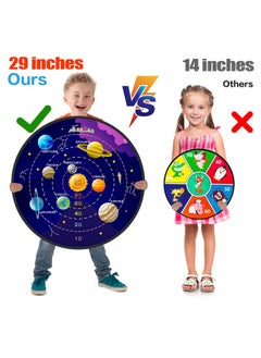 Bootaa 2 Pack 29" Large Dart Board For Kids, Kids Dart Board With 20 Sticky Balls, Boys Toys, Indoor/Outdoor Fun Party Play Game Toys, Birthday Gifts For 3 4 5 6 7 8 9 10 11 12 Year Old Boys Girls  - Image 2