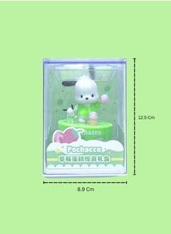 MODI Sanrio Pochacco Cake Surprise Toy – Kawaii Collectible Figurine, Mystery Box Vinyl Toy, Cute Green Dessert-Themed Display Decor, Gift for Kids & Sanrio Fans - 9cm  - Image 3
