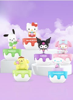 MODI Sanrio Pochacco Cake Surprise Toy – Kawaii Collectible Figurine, Mystery Box Vinyl Toy, Cute Green Dessert-Themed Display Decor, Gift for Kids & Sanrio Fans - 9cm  - Image 5