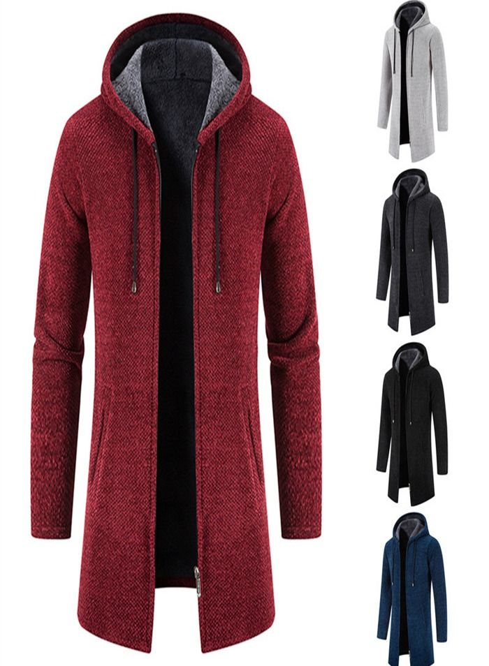 Loquat Men's Plush Trend Cardigan Chenille Jacket  - Image 2