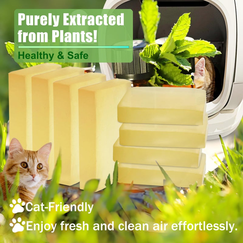 ShuRex Replacement Odor Eliminator for MeoWant Self-Cleaning Cat Litter Box, Cat Toilet Deodorizer Compatible with MeoWant Automatic Litter Box (8 Pack) - Image 2