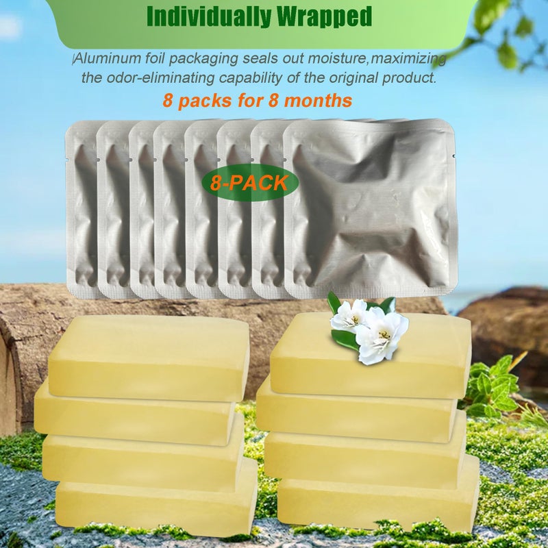 ShuRex Replacement Odor Eliminator for MeoWant Self-Cleaning Cat Litter Box, Cat Toilet Deodorizer Compatible with MeoWant Automatic Litter Box (8 Pack) - Image 5