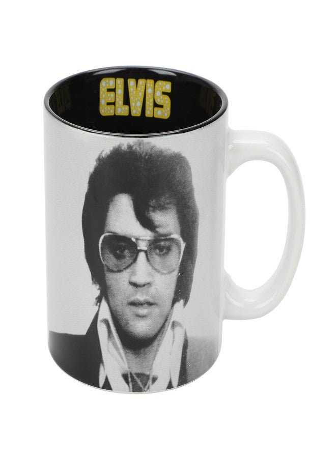 Bioworld Elvis Profile Art 16 Oz. Ceramic Mug - Image 3