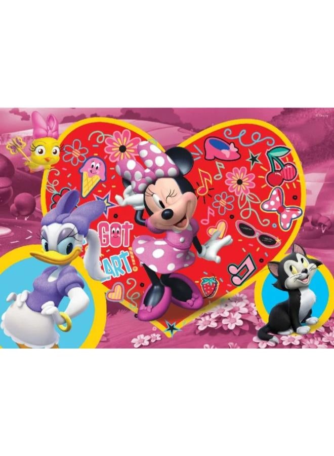 Lisciani Minnie Mouse Double-Face Puzzle - 24 Pieces - Image 3