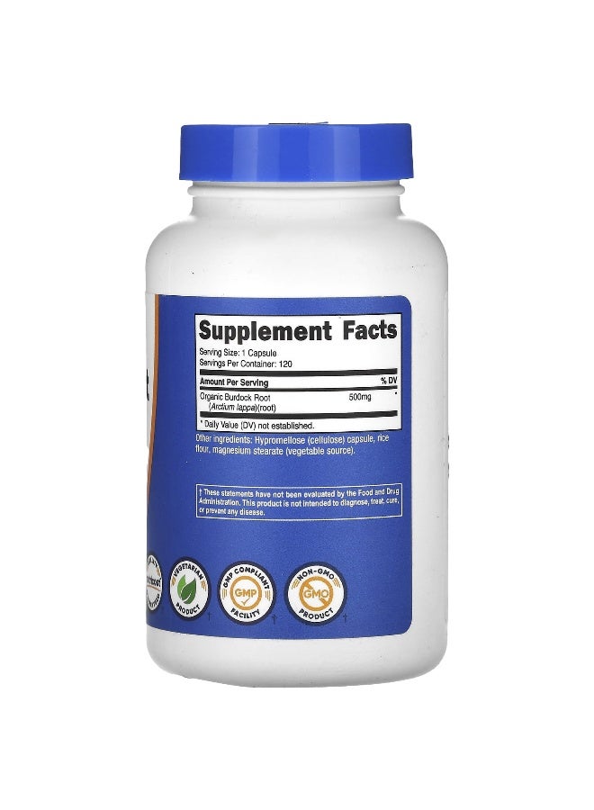 Nutricost, Burdock Root, 500 mg, 120 Capsules (Packaging may vary) - Image 2