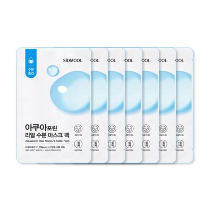 Sidmool Aquaporin Real Moisture Mask Pack for 7days - Image 1
