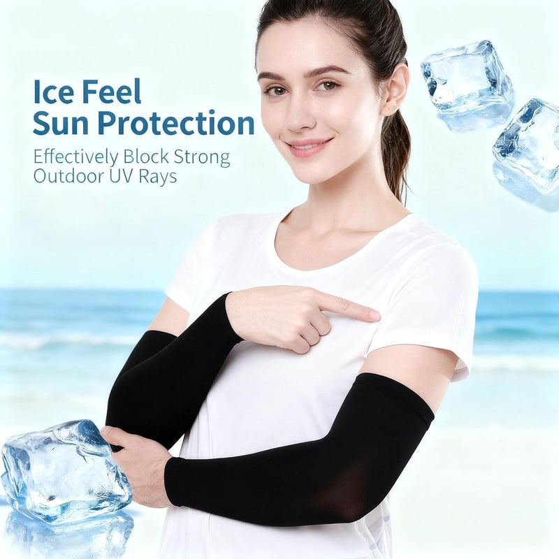 GoodTool Cooling Arm Sleeves with UV Protection, UPF 50+ Sun Arm Sleeves for Men and Women - Image 5