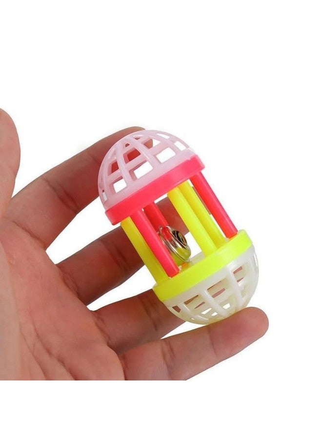 PET Cat Toy Pack Oval Bell Mice Bell Rattle Mouse Catnip Balls Pet Kitten Play 2Pc - Image 3