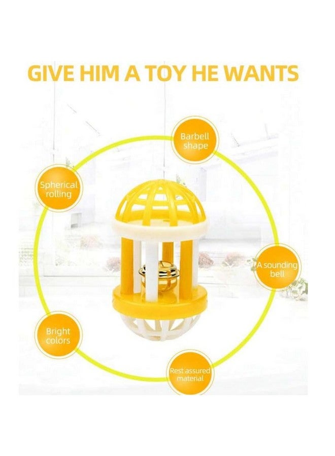 PET Cat Toy Pack Oval Bell Mice Bell Rattle Mouse Catnip Balls Pet Kitten Play 2Pc - Image 5