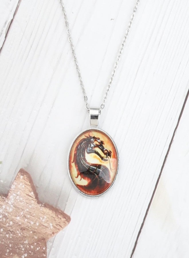 SEIRAA Ancient Dragons Game Car Necklace Movie Game Jewelry Cosplay Gift for Gamer (Dragon Necklaces) - Image 2