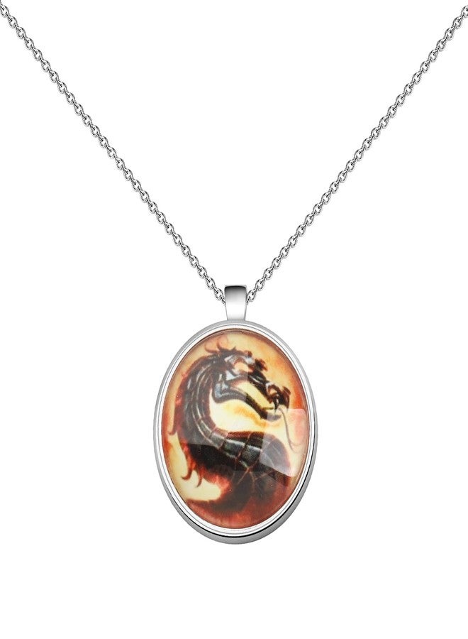 SEIRAA Ancient Dragons Game Car Necklace Movie Game Jewelry Cosplay Gift for Gamer (Dragon Necklaces) - Image 1