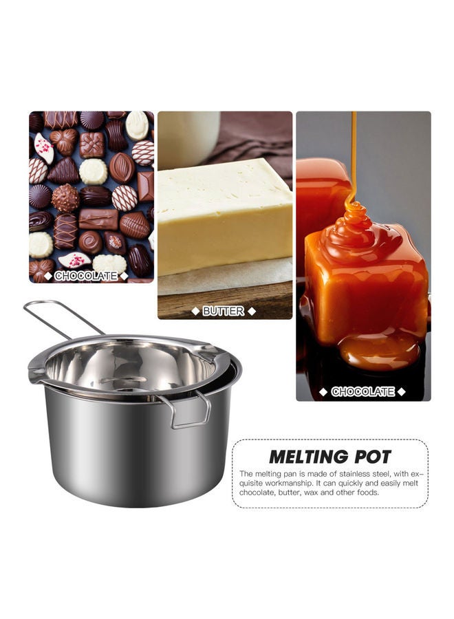 Loquat Double Boiler Chocolate Melting Pot Silver - Image 3
