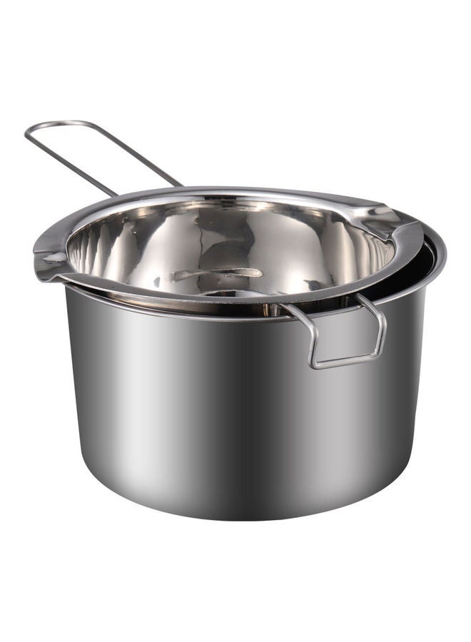 Loquat Double Boiler Chocolate Melting Pot Silver - Image 1