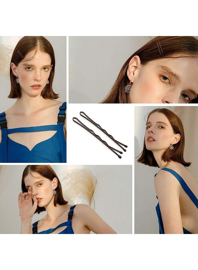 Laicky Bobby Pins 200Count Brown Hair Pins Hairpins With Box For Women Lady Girls Kids Hair Pin Invisible Wave Hairgrip Barrette Hairclip Bulk Hair Accessories (Brown2.2 Inch) - Image 5