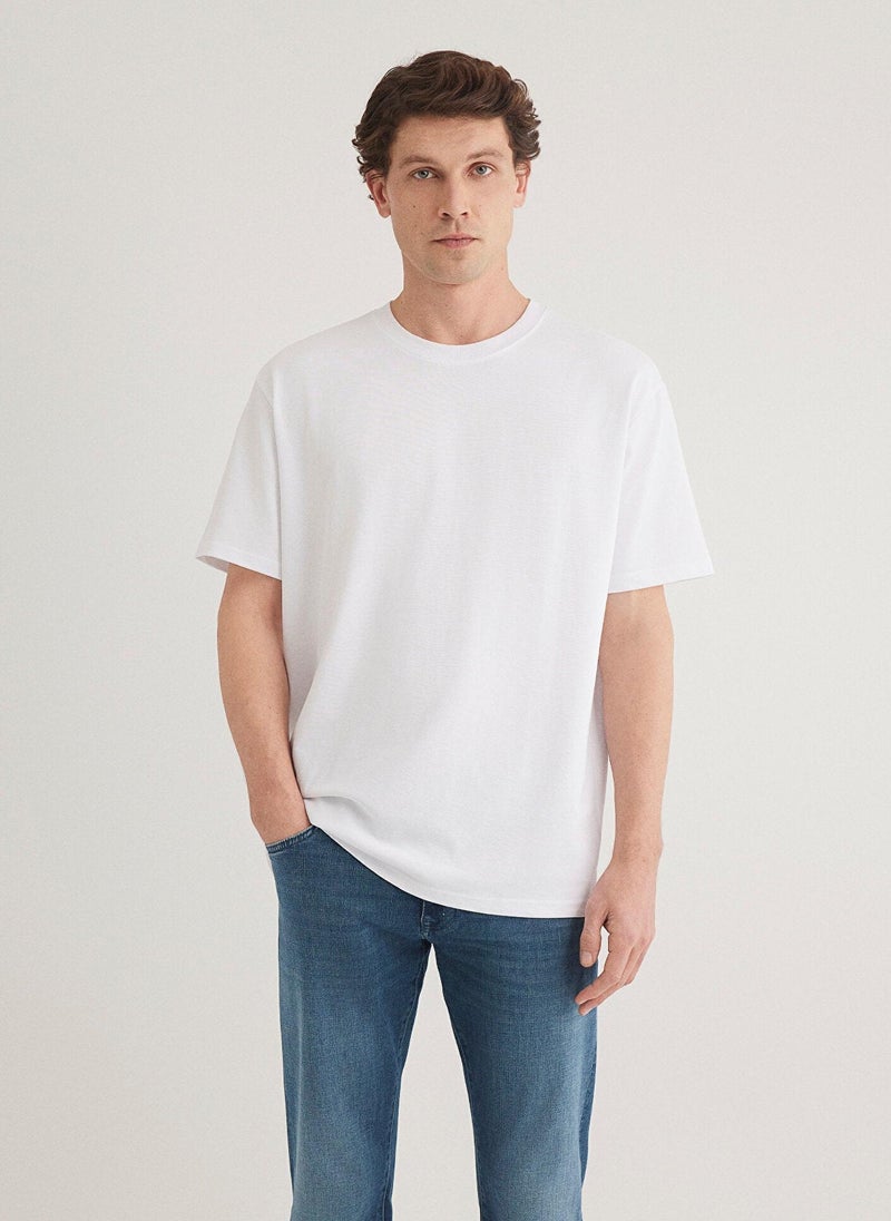 MAVI White Basic T-Shirt - Image 1