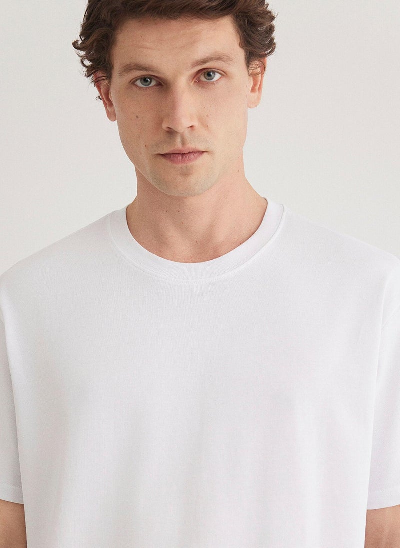 MAVI White Basic T-Shirt - Image 4