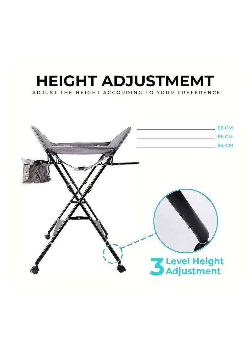 TEKNUM - Teknum 4-in-1 Diaper Changing Table Organizer - Grey - Image 1