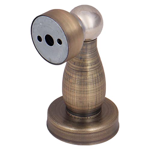 Klaxon Glamour Stainless Steel Magnetic Door Stopper Catcher with Screw Fitting - Antique Finish - Image 3