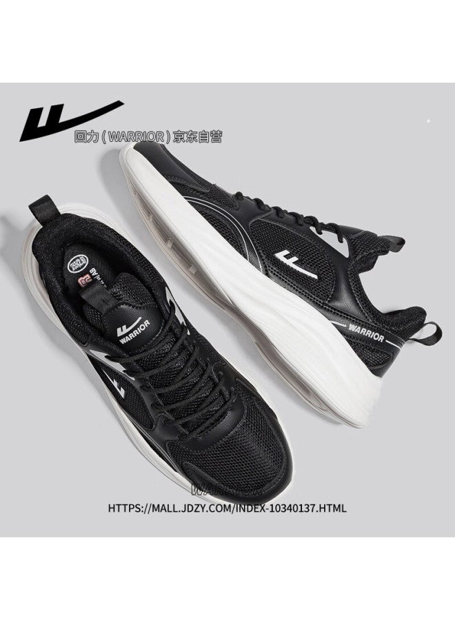 Warrior Official Men'S Sports Shoes Men'S Summer New Breathable Comfortable Lightweight Casual Shoes Black 35 (225Mm)