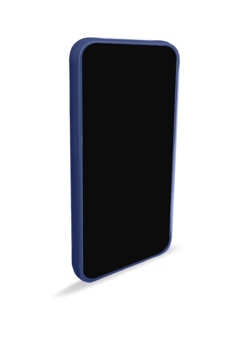 CHAPPELINE Soft Silicone Fabric Texture Card Holder Case Cover For Xiaomi Redmi A3 4G 2024 Navy Blue - Image 4