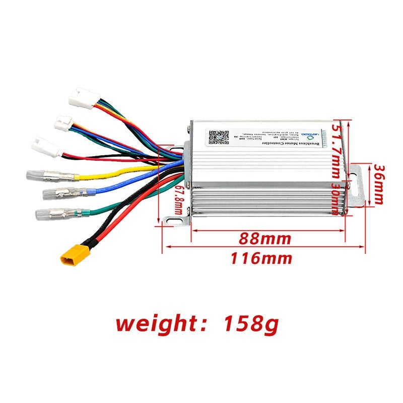 Cool Kirin Kukirin Accessories M365 Bluetooth Version Digital Display Instrument Full Suit 36 V350W Controller Kit - Image 2