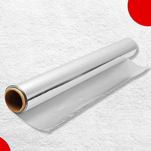 House Wrap Aluminium Foil Total 27 Meter for Food Packing, Cooking, Baking | Foil Paper for Food Wrap 11 Microns Thickness - Image 5