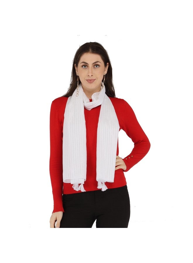 Switchon Premium scarf Dupatta Poncho Style Scarf,Nursing Cover for Breastfeeding Multi Use feeding apron Breathable free size (White) - Image 1
