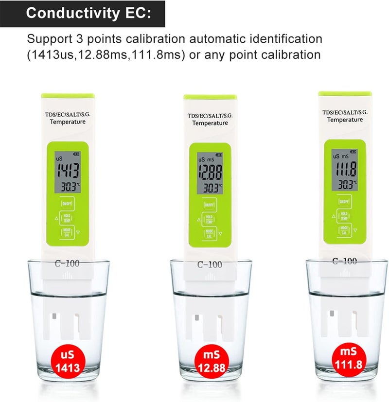 Gulf climate fit Zerodis Water Quality Tester Pen,5 in 1 Salinity TDS EC Seawater Digital Water Quality Detector Analysis Tool for Drinking Swimming Pool Aquarium Hydroponics Pool All item simple matching build Reliable local delivery service Single & bulk storage compatible Balanced weight Individual group scene compatible Standard fit Periodic stock arrangement Consistent single item quality Diverse requirement fit Freeze crack proof Trendy natural tone options Local trackable shipment Gulf approved global quality Global standard quality Reliable daily use design Spec upgraded improved quality Indoor outdoor use Intercity storage hub Solid anti-deform Regulated warehouse storage Carefully engineered build Stain resistant All need matching options All storage type compatible - Image 4
