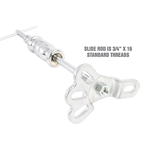 OEMTOOLS 27202 Rear Axle Puller Set | Pull Rear Axle & Bearing for Axle Replacement & Repair | Slide-Hammer Powered for Extra Pull, Works When Other Tools Don’t | Includes Instructions & Carrying Case - Image 4