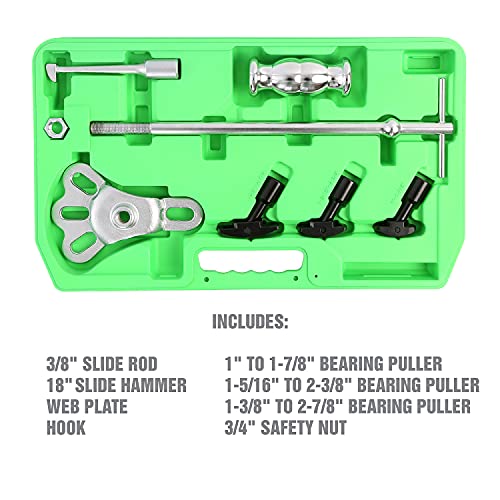 OEMTOOLS 27202 Rear Axle Puller Set | Pull Rear Axle & Bearing for Axle Replacement & Repair | Slide-Hammer Powered for Extra Pull, Works When Other Tools Don’t | Includes Instructions & Carrying Case - Image 2