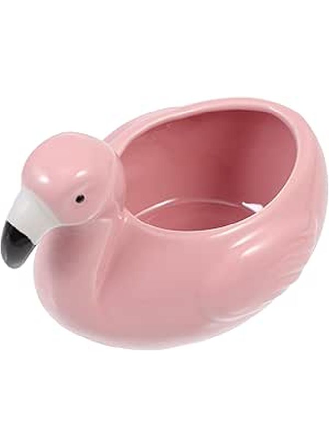 Flamingo Shaped Ceramic Cocktail Cup Lovely Party Mug for Hotel Kitchen - Image 1