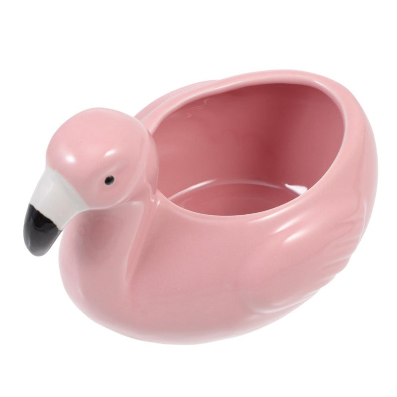 Flamingo Shaped Ceramic Cocktail Cup Lovely Party Mug for Hotel Kitchen - Image 2