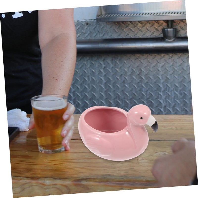 Flamingo Shaped Ceramic Cocktail Cup Lovely Party Mug for Hotel Kitchen - Image 5
