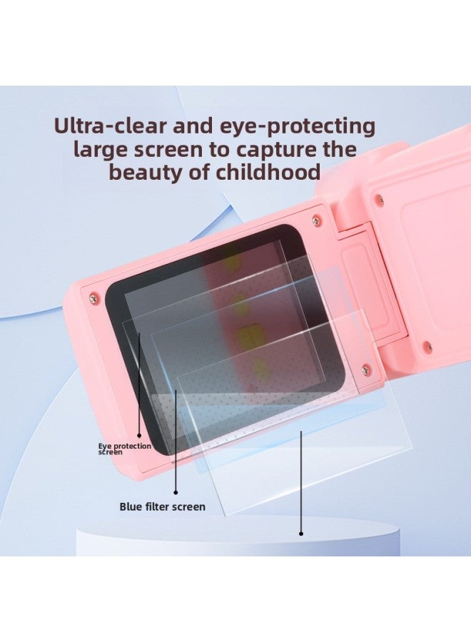 Generic High-definition Kidsren's Handheld DV Camera Digital Camera Toy Gift Machine DV Model-Body Color:Yellow  - Image 5