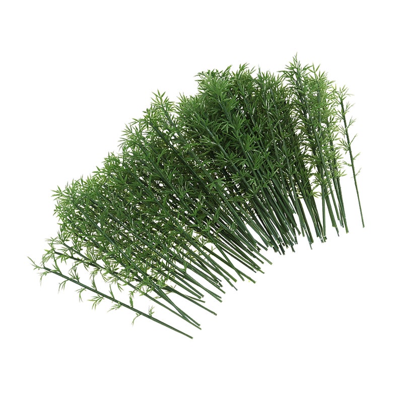 100Pcs Trees Model Miniature Landscape Trees for DIY Crafts Sand Table Scenery (Green) - Image 5