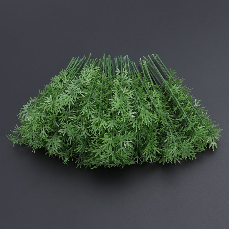 100Pcs Trees Model Miniature Landscape Trees for DIY Crafts Sand Table Scenery (Green) - Image 1