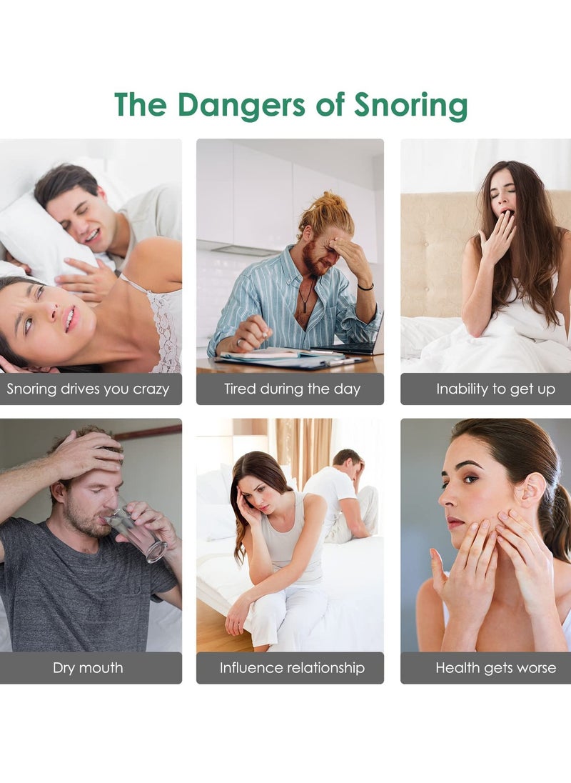 Excefore - Anti Snoring Device, Helps Stop Snoring Anti Snoring Mouthpiece, Snoring Solution Sleeping Bite Guard, Comfortable and Adjustable Grinding Mouthpiece - Image 1