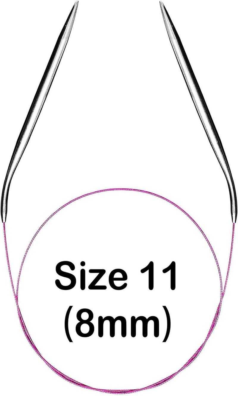 brievo Circular Knitting Needles Size 11 Circular Knitting Needle Size 11 - Image 2