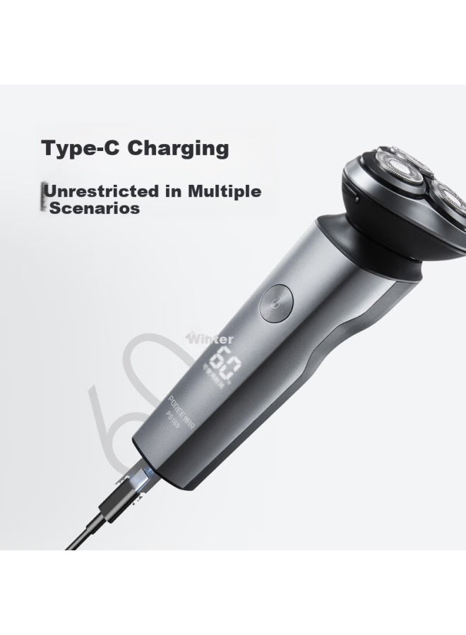 Flyco Borui Series Electric Shaver Beard Trimmer Anti-pinch Washable Fast Charging Wet And Dry Use Ps169 Gift For Boyfriend Elders Holiday Birthday New Year - Image 4