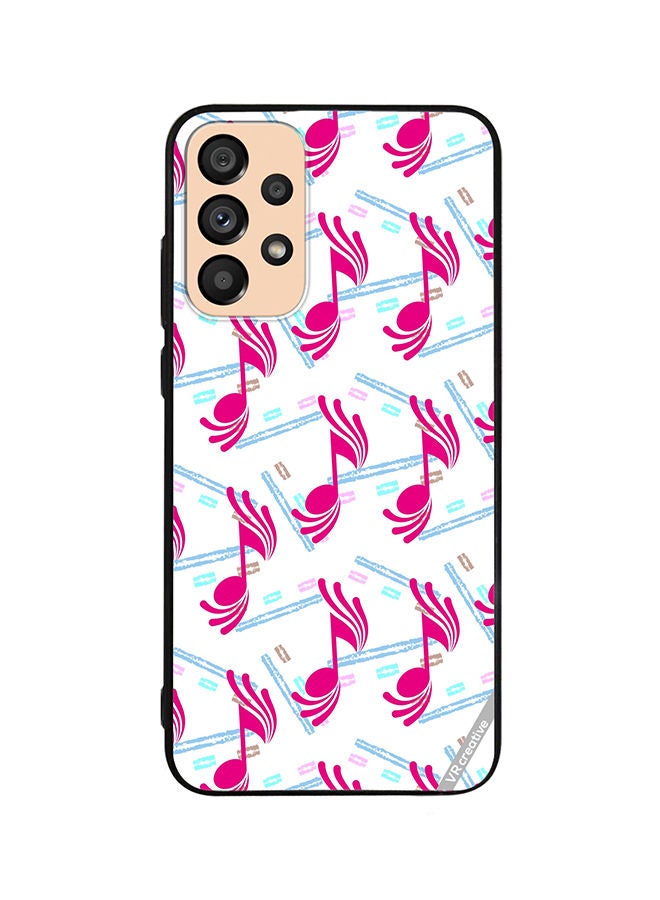 VR CREATIVE Protective Case Cover For Samsung Galaxy A33 5G Music Pattern Design Multicolour - Image 1