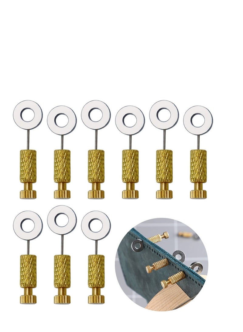 Y&D 12Pcs DIY Leather Located Needles Tools,Position Edges Lock Needle Locking Pin Leathercraft Fixed Suture Handcraft Tools for Fixing The During Auxiliary Stitching - Image 4