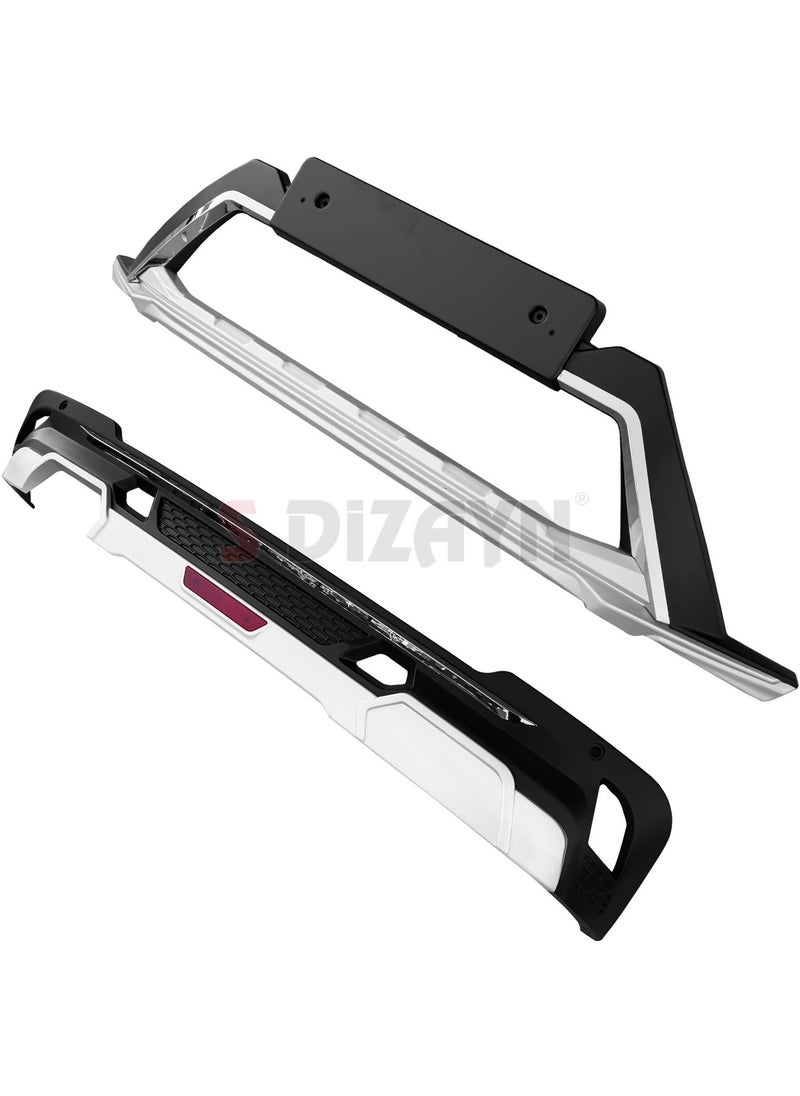 S-Dizayn - Tiguan 2 Front and Rear Bumper Protection Diffuser Set 2016 onwards A+ Quality - Image 1